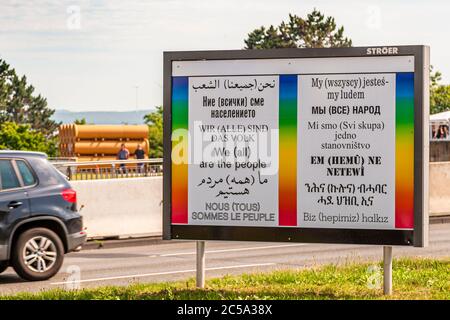 Noi (tutti) siamo il popolo. Documenta Impressioni a Kassel, Germania Foto Stock