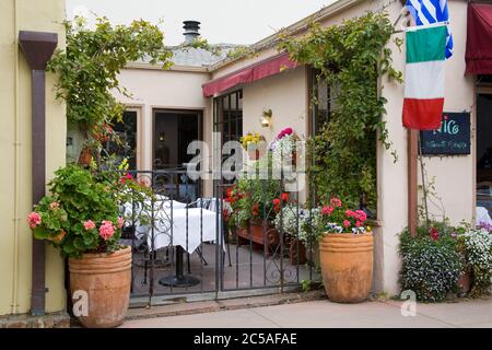 Ristorante Nico a Carmel-by-the-Sea, Monterey County, California, Stati Uniti Foto Stock