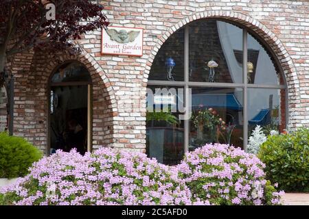 Garden store a Carmel-by-the-Sea, Monterey County, California, USA Foto Stock