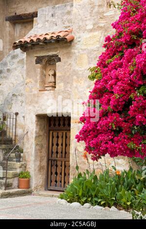 Missione San Carlos Borromeo, Carmel-by-the-Sea, Monterey County, California, Stati Uniti Foto Stock