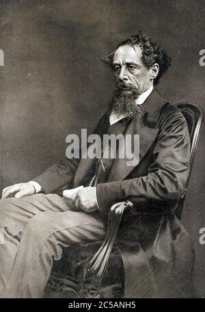 CHARLES DICKENS (1812-1870) Inglese circa 1868 romanziere Foto Stock