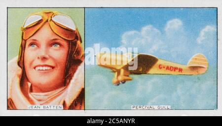 JEAN BATTEN (1909-1982) aviatore neozelandese Foto Stock