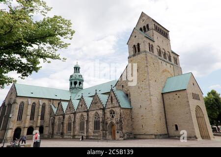 Unesco Welterbe Hildesheimer Dom St. Marien, Hildesheim, Niedersachsen, Deutschland Foto Stock