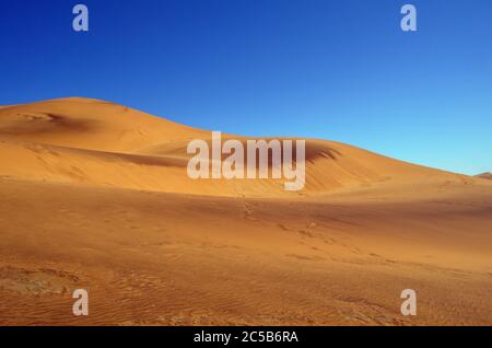 Dune vicino a Walvis Bay, Namibia Foto Stock