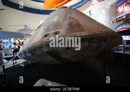 Apollo IX Command Module presso la San Diego Air & Museo dello spazio Foto Stock