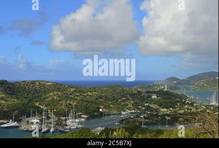 English Harbour, Antigua Foto Stock