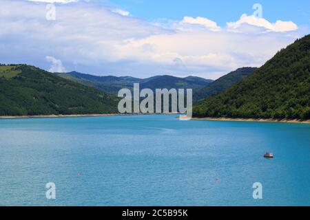 Lago Zlatar vicino Kokin Brod in Serbia Foto Stock