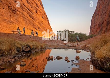 Walpa Gorge all'interno di Kata Tjuta Foto Stock