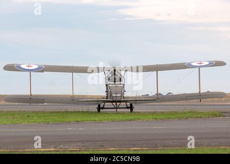 Bristol F.2 Fighter (replica) due posti di caccia biplano britannico e velivolo da ricognizione della prima guerra mondiale. Foto Stock