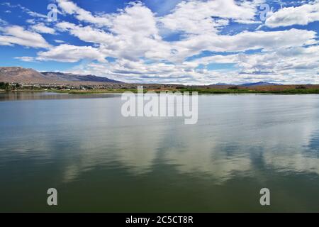 Laguna Nimez Reserva a El Calafate, Patagonia, Argentina Foto Stock