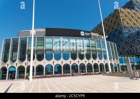 Il Teatro Rep o Repertory in Centenary Square nel centro di Birmingham, Regno Unito Foto Stock