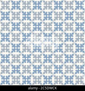 Piastrelle per pavimenti - senza cuciture vintage modello con piastrelle di cemento. Sfondo vettoriale senza giunture. Illustrazione vettoriale. Illustrazione Vettoriale