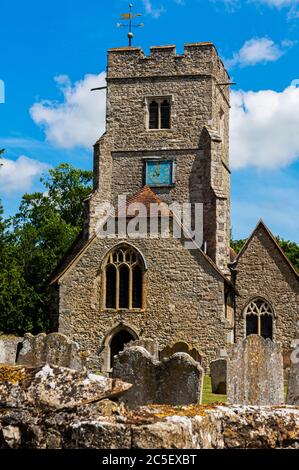 Chiesa di St Mary's e All Saints a Boxley, vicino a Maidstone nel Kent, Inghilterra Foto Stock