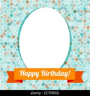 Modello per il biglietto o l'invito. Sfondo vettoriale modificabile Illustrazione Vettoriale