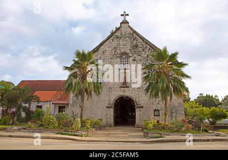 Chiesa Parrocchiale di San Francesco d'Assisi, Siquijor, Isola Siquijor, Visaya Centrale, Filippine Foto Stock