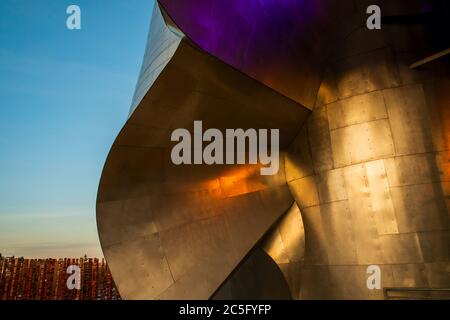 Museo della Cultura Pop a Seattle, Washington Foto Stock