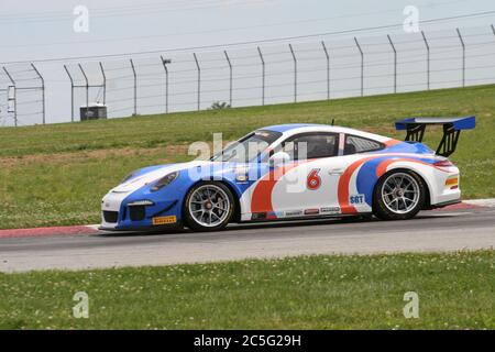 Svolta due su Mid-Ohio Raceway Foto Stock