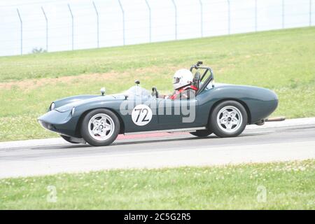 Svolta due su Mid-Ohio Raceway Foto Stock