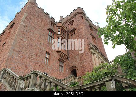 Powis Castle in Galles Foto Stock