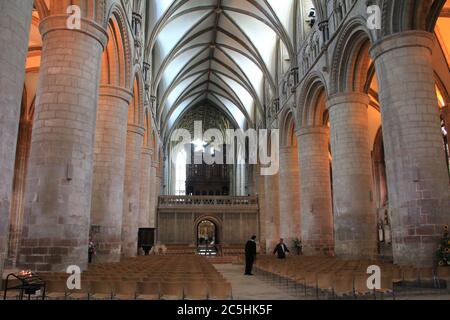 Gloucester Cattedrale di Gloucester, Inghilterra Foto Stock