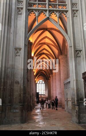 Gloucester Cattedrale di Gloucester, Inghilterra Foto Stock