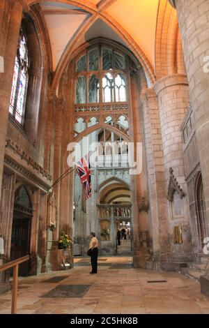 Gloucester Cattedrale di Gloucester, Inghilterra Foto Stock