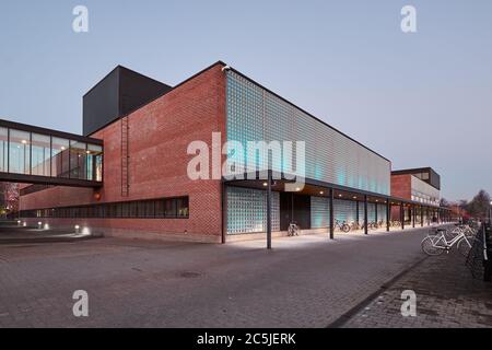 JOENSUU / FINLANDIA - Ottobre 15 2018: Costruzione dell'Università della Finlandia Orientale Foto Stock