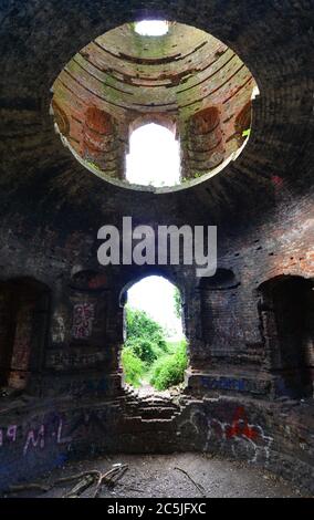 Ratton Monument nel Sussex occidentale. Conosciuto per il Paranormale, i suicidi e l'occulto. Foto Stock