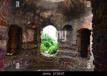 Ratton Monument nel Sussex occidentale. Conosciuto per il Paranormale, i suicidi e l'occulto. Foto Stock