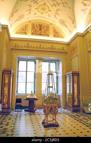 La Camera Pompeiana, il Museo dell'Ermitage di Stato, San Pietroburgo, Russia. Foto Stock