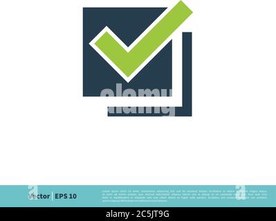 Selezionare e fare clic sull'icona del documento modello di logo vettoriale disegno dell'illustrazione. EPS vettoriale 10. Illustrazione Vettoriale