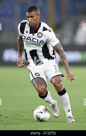 Roma, Italia. 02 luglio 2020. Walace di Udinese durante la Serie UN incontro tra Roma e Udinese allo Stadio Olimpico, Roma, Italia, il 2 luglio 2020. Foto di Giuseppe Maffia. Credit: UK Sports Pics Ltd/Alamy Live News Foto Stock