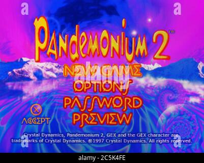 Pandemonio 2 - Sony PlayStation 1 PSX - solo per uso editoriale Foto Stock