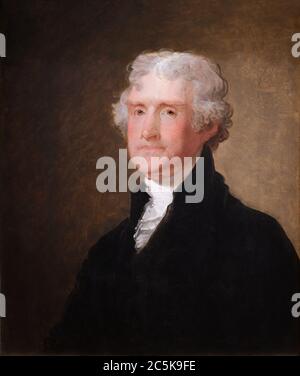 Thomas Jefferson, 1821 Foto Stock