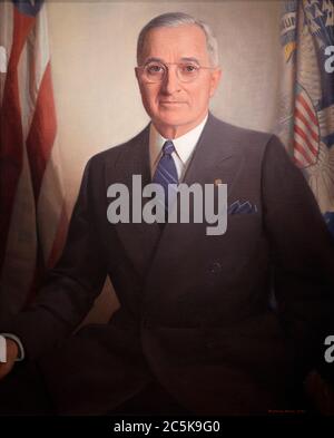 Harry Truman, 1945, di JW Jacobs Foto Stock