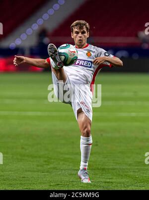 Madrid, Spagna. 03 luglio 2020. Spagnolo la Liga calcio match Atletico de Madrid vs Mallorca allo stadio Wanda Metropolitano, Madrid, 03 luglio 2020 la Liga/Cordon Press Credit: CORDON PRESS/Alamy Live News Foto Stock