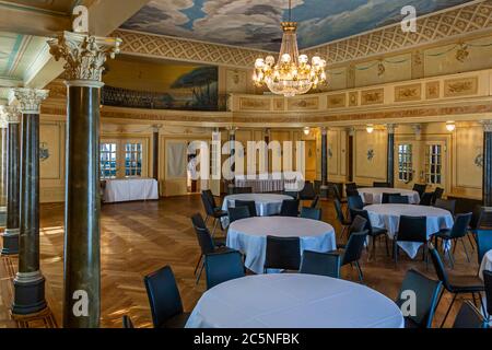 Interno del Seehotel Sonne a Küsnacht vicino a Zurigo, Svizzera Foto Stock