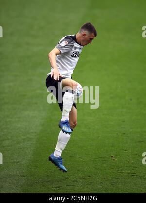 Durante il cielo di scommessa match del campionato al Pride Park, Derby. Foto Stock