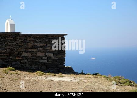 Andros, Grecia Foto Stock