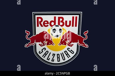 Dietro le tende dell'arena Red Bulls, Salisburgo Foto Stock