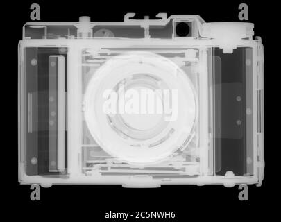 Fotocamera per il rilevamento della gamma di formato medio, raggi X. Foto Stock