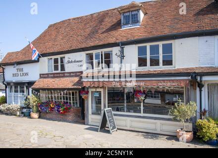 panetterie e pub leone rosso a biddenden villaggio kent Foto Stock