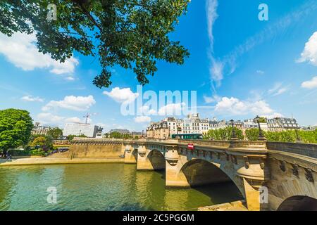 Senna famosa in tutto il mondo a Parigi, Francia Foto Stock