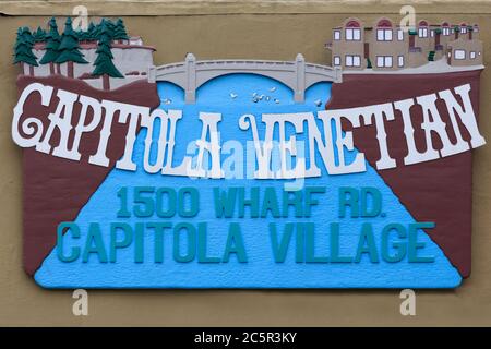 Venetian Village, Capitola, Santa Cruz County, California, Stati Uniti Foto Stock