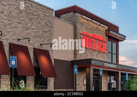 La Outback Steakhouse di Snellville, Georgia. (USA) Foto Stock