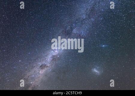 Milky Way da Gresford nella regione del cacciatore superiore del NSW, Australia. Foto Stock