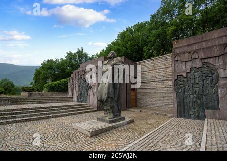 Fortezza medievale di Bulgaro Tzar Samuil vicino villaggio di Kliuch, Petrich, Blagoevgrad regione, Bulgaria Foto Stock