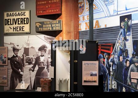 Maritime National Historic Park Visitor Center,San Francisco, California, Stati Uniti d'America Foto Stock