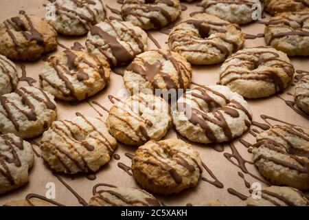 Biscotti Shortbread di Natale in bassa Baviera Germania Foto Stock