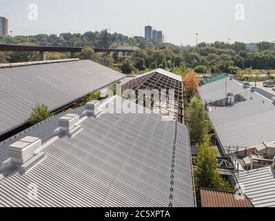 Muratura Evergreen Foundation Foto Stock